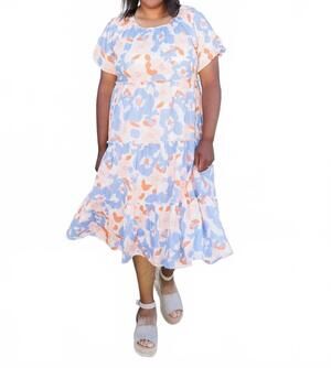 NEW MIKAROSE hattie midi dress in blue